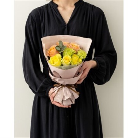 ホシファーム  フリルブーケ　パッション　8本_花・観葉植物  花 _【配送不可地域：離島】【1465243】