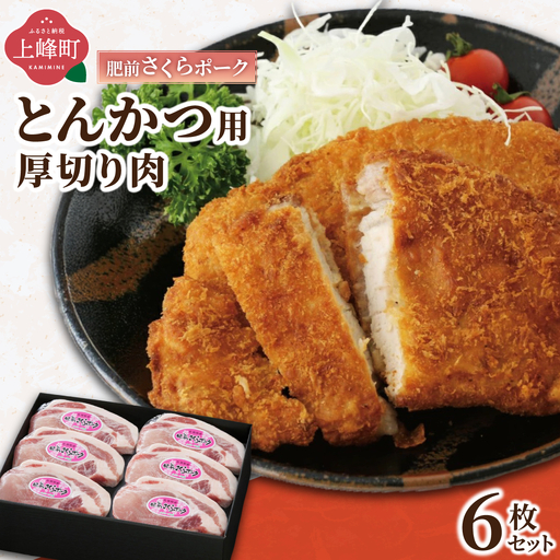 肥前さくらポークとんかつ用 120g×6枚 B-422