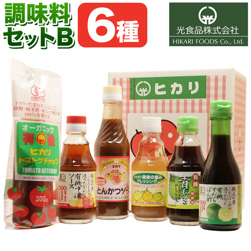 調味料セットB 6種 光食品 | 調味料