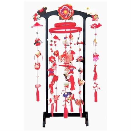 地球屋プレミアムつるし飾り(つるし雛)　向い干支(丑と未)_装飾品・工芸品 民芸品    雑貨・日用品  家具・インテリア _【1137836】