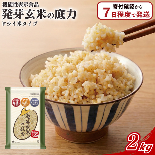 発芽玄米 1kg 2袋 発芽 玄米 ドライ米