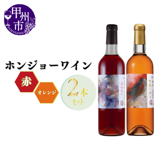 ワイン ホンジョーワイン赤・オレンジ飲み比べセット（MG）B19-650