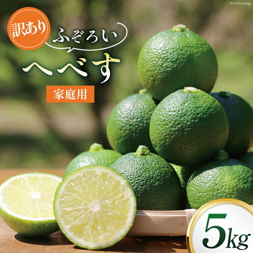 [期間限定発送] へべす 訳あり 柑橘 ふぞろい 果実 5kg