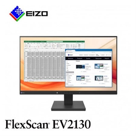 EIZOの21.5型(1920×1080)液晶モニター FlexScan EV2130 ブラック_家電製品 パソコン・周辺機器 _