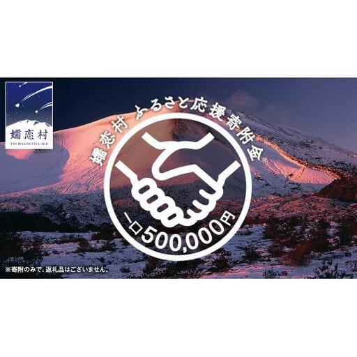 【返礼品なし】群馬県 嬬恋村 ふるさと応援寄附金 500000円 寄附のみの応援 [AO030tu]