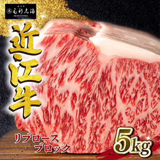 近江牛 リブロースブロック 5kg A4 ~ A5 ランク 竜王町ふるさと納税 限定の返礼品 毛利志満 ( 近江牛 ブランド和牛 牛肉 ステーキ 国産 人気 神戸牛 松阪牛 に並ぶ 日本三大和牛 ふるさと納税 )
