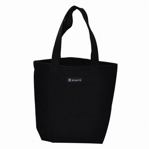 【福岡市の縫製工場オリジナルブランド OKUNIYA】A4トートバック ブラック バッグ
