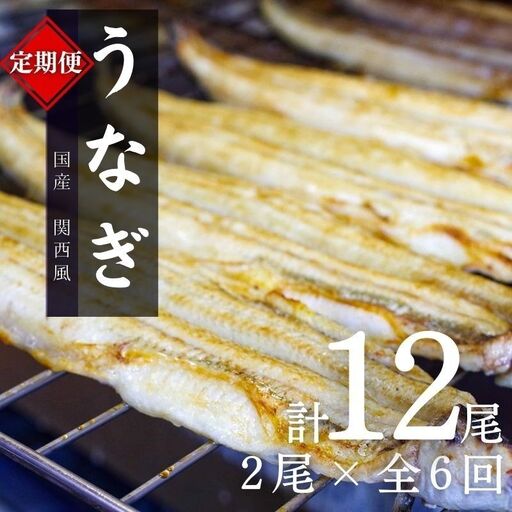 【6カ月定期便】国産うなぎ白焼（2本）×6回 特製醤油・わさび付 / 定期便 毎月お届け 和歌山 田辺市 国産 国産うなぎ 国産鰻 うなぎ 鰻 鰻丼 うな丼 土用の丑の日 【ots028-tk】