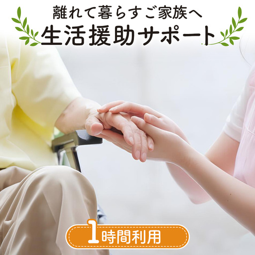 離れて暮らすご家族へ生活援助サポート 1時間分利用チケット No.385