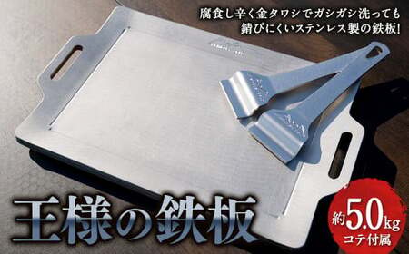 王様の鉄板 [ 精密金属加工の技術者が作った アウトドア 焼肉ステンレス板 ]