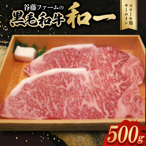 和一牛ステーキ用サーロイン500g　谷藤ファームおすすめ厳選ギフト【配送不可地域：離島】【1461919】