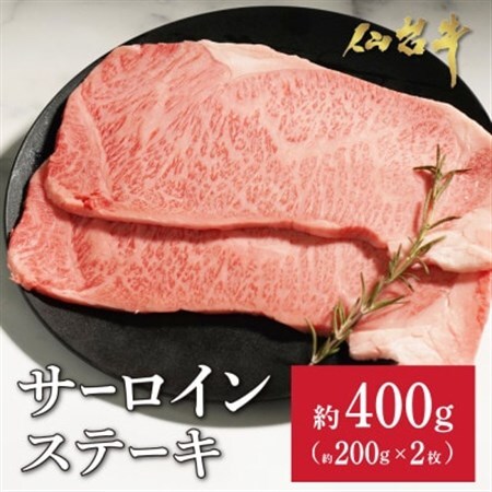 仙台牛サーロインステーキ　約400g(約200g×2枚)_肉 ステーキ 牛肉 ビーフステーキ  肉 黒毛和牛 牛肉   肉 仙台牛 牛肉 うし ビーフ_【配送不可地域：離島】【1459105】
