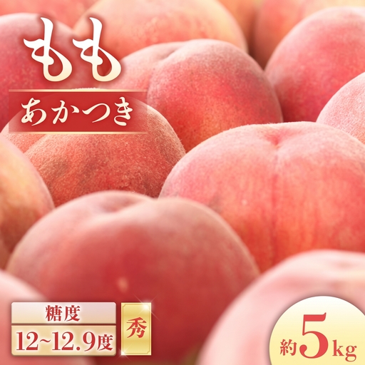 もも あかつき 秀品 約5㎏ 桃 【2027発送分】