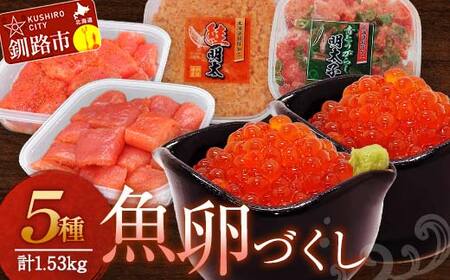 魚卵づくし(3) 秋鮭いくら醤油漬500g・たらこ300g切子・明太子300g切子・青とうがらし明太250g・鮭明太180g イクラ 秋鮭いくら 秋鮭イクラタラコ 鮭 明太 食べ比べ セット 小分け F4F-8679