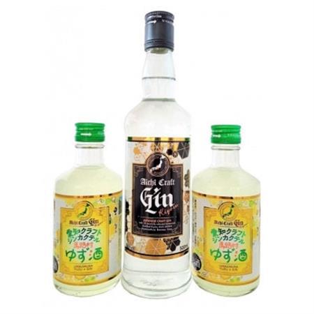 愛知クラフトジンキヨス・クラフトジンカクテル馬路村ゆず酒　3本セット_酒・アルコール   _【1328617】