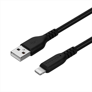 ライトニングケーブル 充電ケーブル 1m スマホ ブラック オウルテック