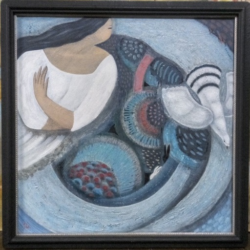 【 限定１点 】 「 飛翔 」  絵画 アート インテリア 鳥 一点物