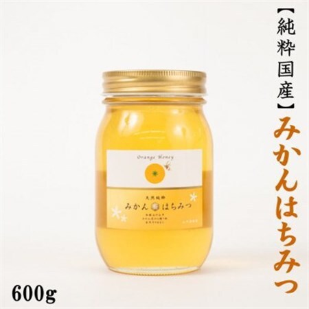 みかん王国和歌山県の下津で採れたみかん純粋国産みかんはちみつ600g【日高町】【1217626】