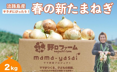 子どもたちが丸ごと食べれる♪春の新たまねぎ2kg ◆配送3月〜