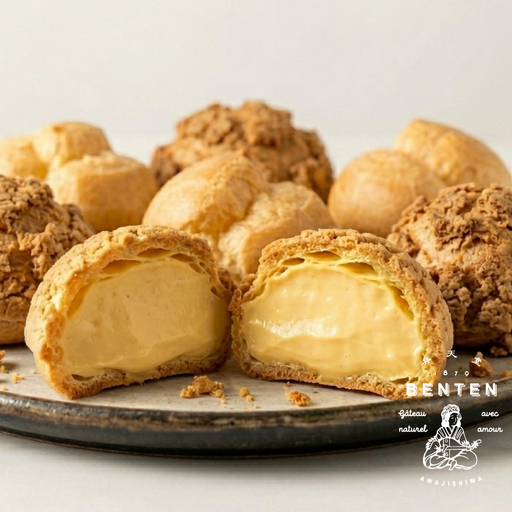 弁天堂 シュークリーム食べ比べセット 8個 クッキーシュー