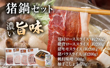 猪肉 福岡県産 猪鍋 詰め合わせ 800g 猪肉
