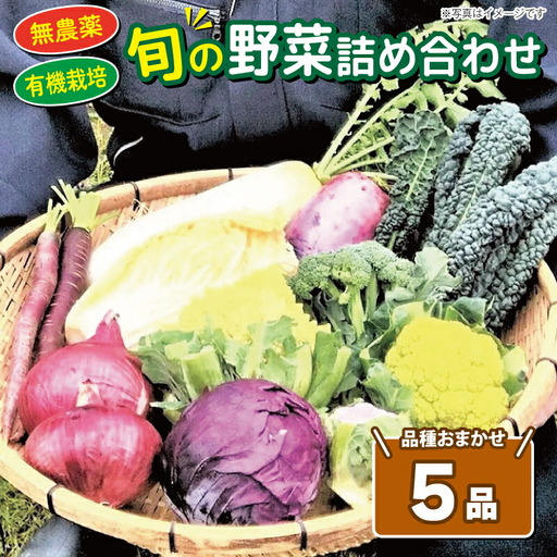 旬の野菜 詰め合わせセット 5品種 ( お楽しみ 産地直送 農家直送 季節 旬 おまかせ 春 夏 秋 冬 やさい サラダ 新鮮 玉ねぎ 人参 じゃがいも ピーマン 大根 なす キャベツ 等 豊浦町 川棚 下関 山口 ) FW003