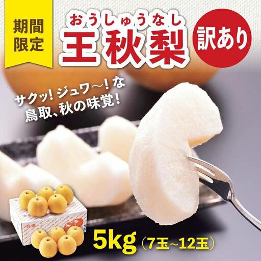 訳あり 王秋梨 5kg【やぶやフルーツガーデン】
