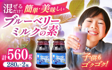 ブルーベリーミルクの素 280g×2 ブルーベリー[AEBZ001]