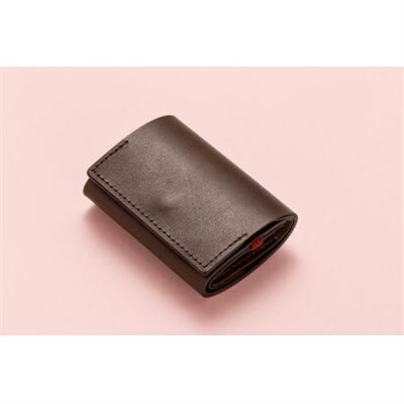 colmのコンパクト財布 ブラウン「カードが見やすく取り出しやすい小さな財布」_装飾品・工芸品 財布 服飾小物 _【1404340】