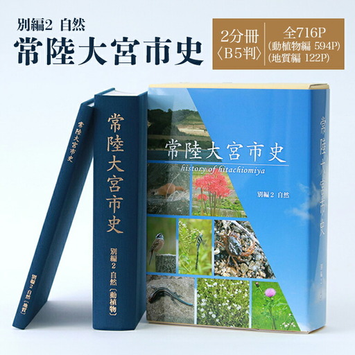 常陸大宮市史 別編2 自然 1冊 地形 地質 気象 【常陸大宮市史】【ho1318】