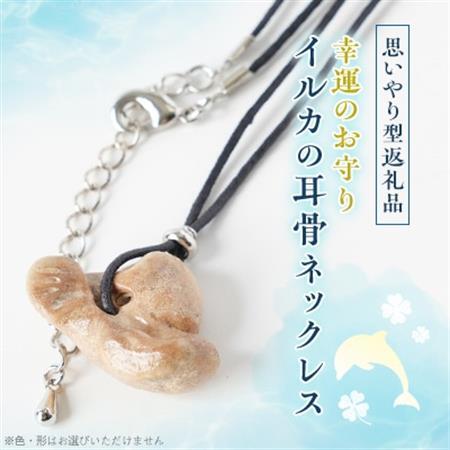 [思いやり型返礼品]イルカの耳骨ネックレス[限定10個]
