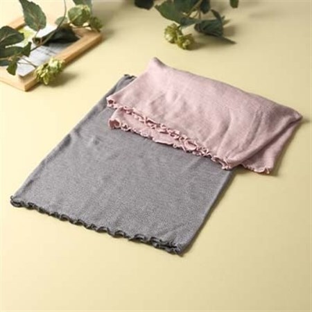 和歌山県産シルク腹巻き2枚セット　スモーキーピンク・シルバーグレー_装飾品・工芸品  服飾小物 _【1117229】