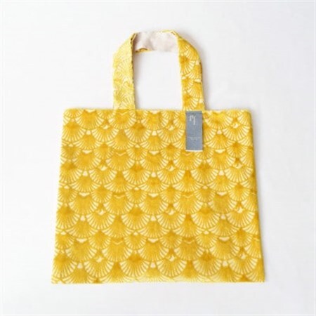 スクエアバックL【タエナカノヌノ】イエロー_装飾品・工芸品 トートバッグ・ショルダーバッグ 鞄・バッグ かばん カバン_【1438191】
