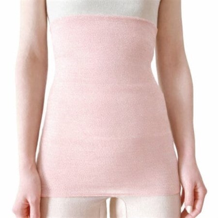 シルク100%オールシーズン腹巻き(男女兼用)[さくらピンク1枚]_装飾品・工芸品 服飾小物 _