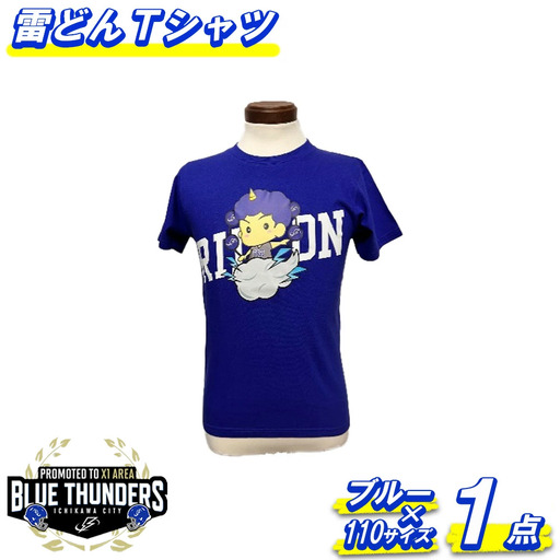 ブルーサンダース 雷どんTシャツ＜カラー：ブルー／サイズ：110＞　【12203-0208】