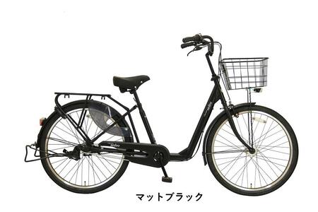 ヱビス自転車 セデオ26 26インチ シマノ製内装3段変速 電動なし(低床式フレーム 安定感 LEDオートライト 幼児2人同乗認定)[マットブラック]