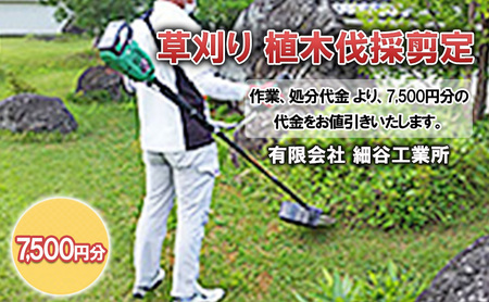 【草刈り代行】実家や空き家のお庭の手入れ・植木剪定伐採に使えるサービス（7,500円分）雑草・ご近所トラブル対策に 長野県 上田市