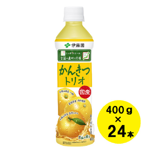 伊藤園 ニッポンエール 国産かんきつトリオ「400g×24本」