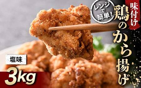 さっぱり定番 鶏唐揚げ　塩味　3kg F21C-575