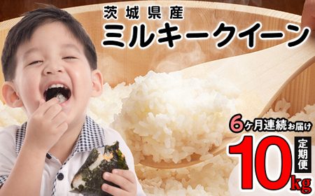 ミルキークイーン 精米 10kg 5kg × 2袋 茨城県産 令和8年産 小松崎商事 定期便 6ヶ月 連続お届け 442