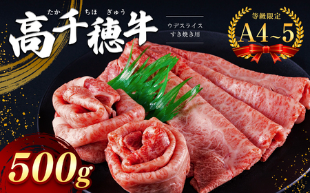 高千穂牛　ウデスライスすき焼き用　５００ｇ