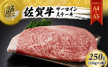 佐賀牛 サーロインステーキ 艶さし 佐賀牛[250g][A4〜A5]