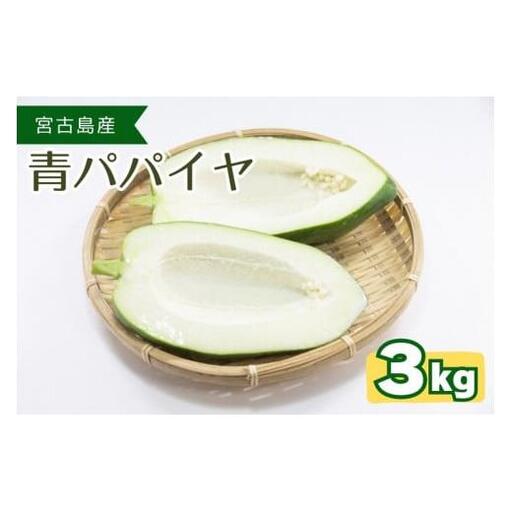 JJ001　宮古島産青パパイヤ（3kg）