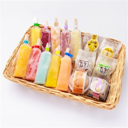 シャリッ!!と葛バー＆いっぺん食べてみや～!!生クリーム大福・フルーツ大福セット_菓子・スイーツ 洋菓子    菓子・スイーツ アイス・ジェラート  _【配送不可地域：離島】【1483355】