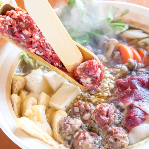イノシシ鍋(山椒つくね入り) 約650g