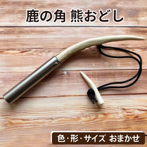 鹿の角 熊おどし 1個 [竜鹿]