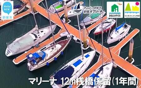 新居浜マリーナ 12m桟橋係留権 (一年間)