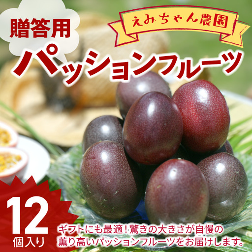 【2027年先行予約】えみちゃん農園 贈答用パッションフルーツ（12個入り） C008-004 パッションフルーツ パッション