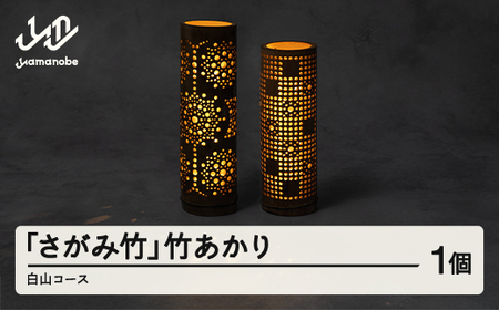 「さがみ竹」竹あかり (白山コース) インテリア ライト 竹 ty-kgtah