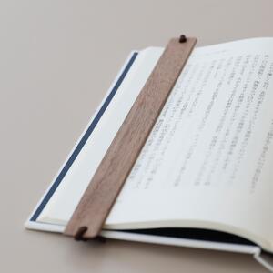 木製しおり バンドタイプ 2個セット 読書が楽になる 【ギフト用】